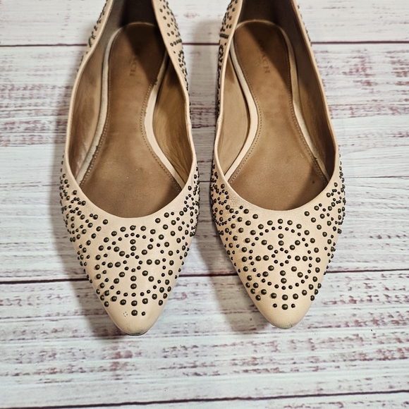 Coach studded pointed flats - Picture 4 of 15